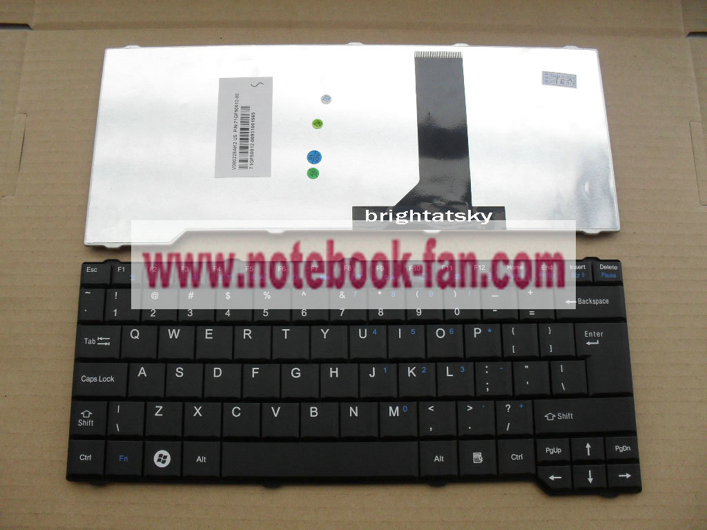 NEW Fujitsu Esprimo V6515 V6535 V6545 V6555 US black Keyboard - Click Image to Close